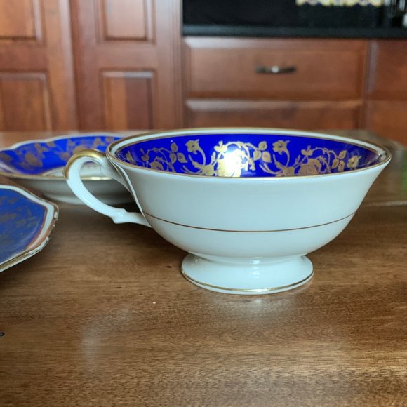 Vintage 1940's Schwarzenhammer Bavaria-Set of Three-Cup, Saucer, Dessert Plate - Picture 8 of 14